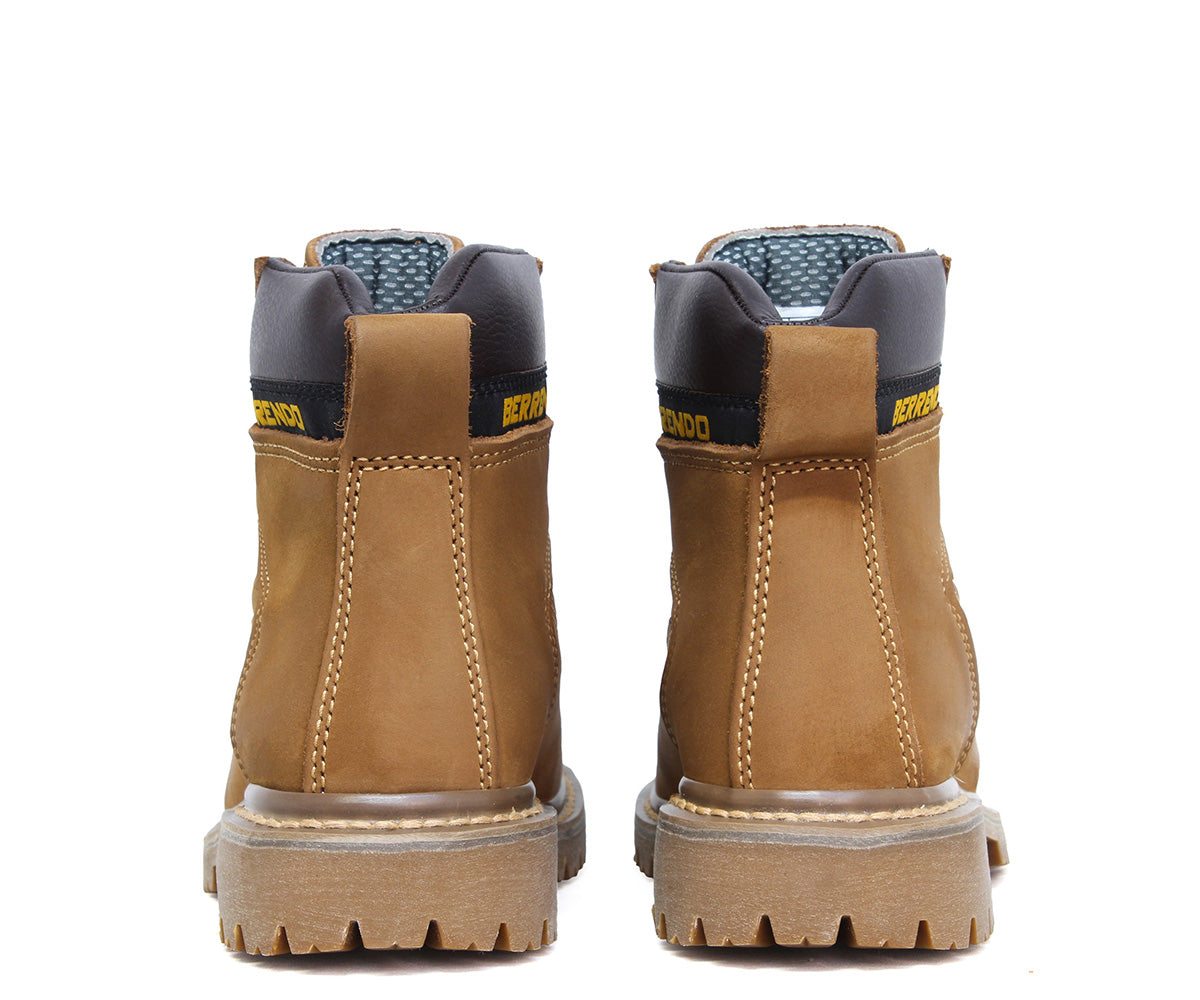 Bota De Seguridad Berrendo Clásico Para Caballero BE-0141TAN