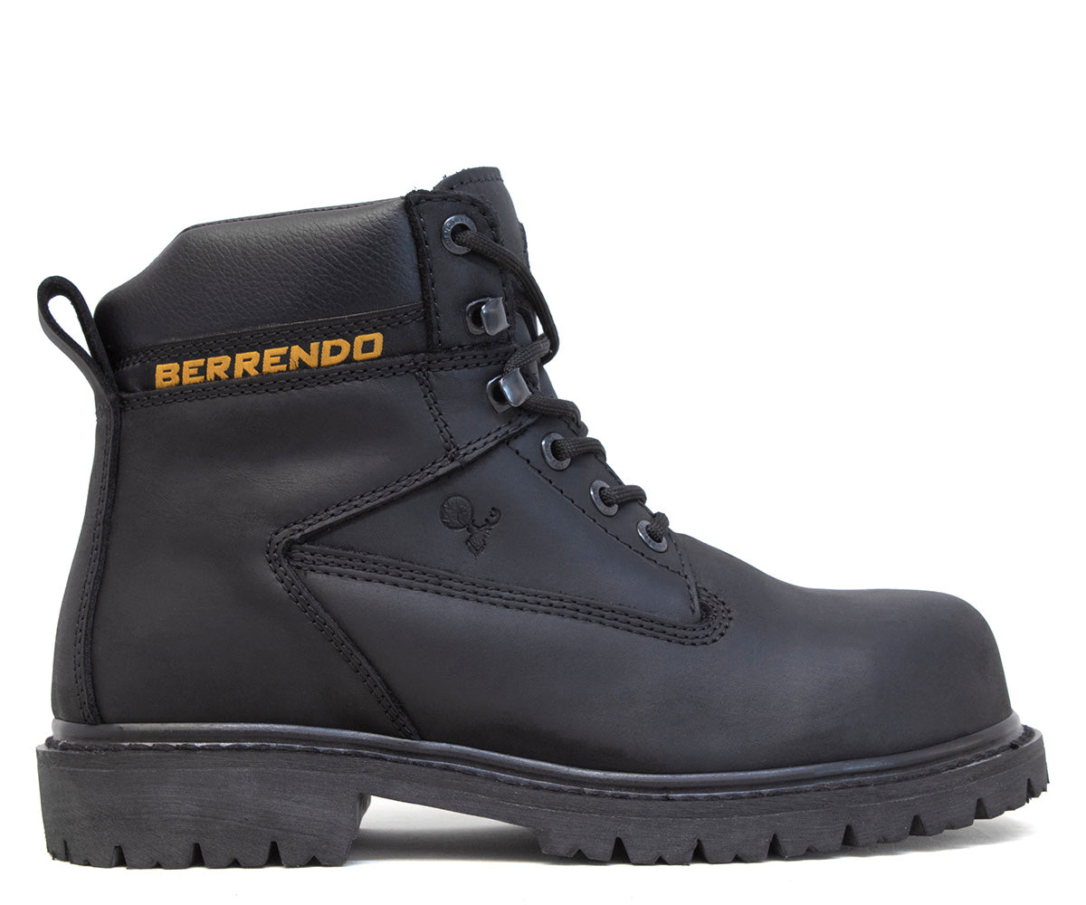 Bota De Seguridad Berrendo Clásico Para Caballero BE-0141NEG