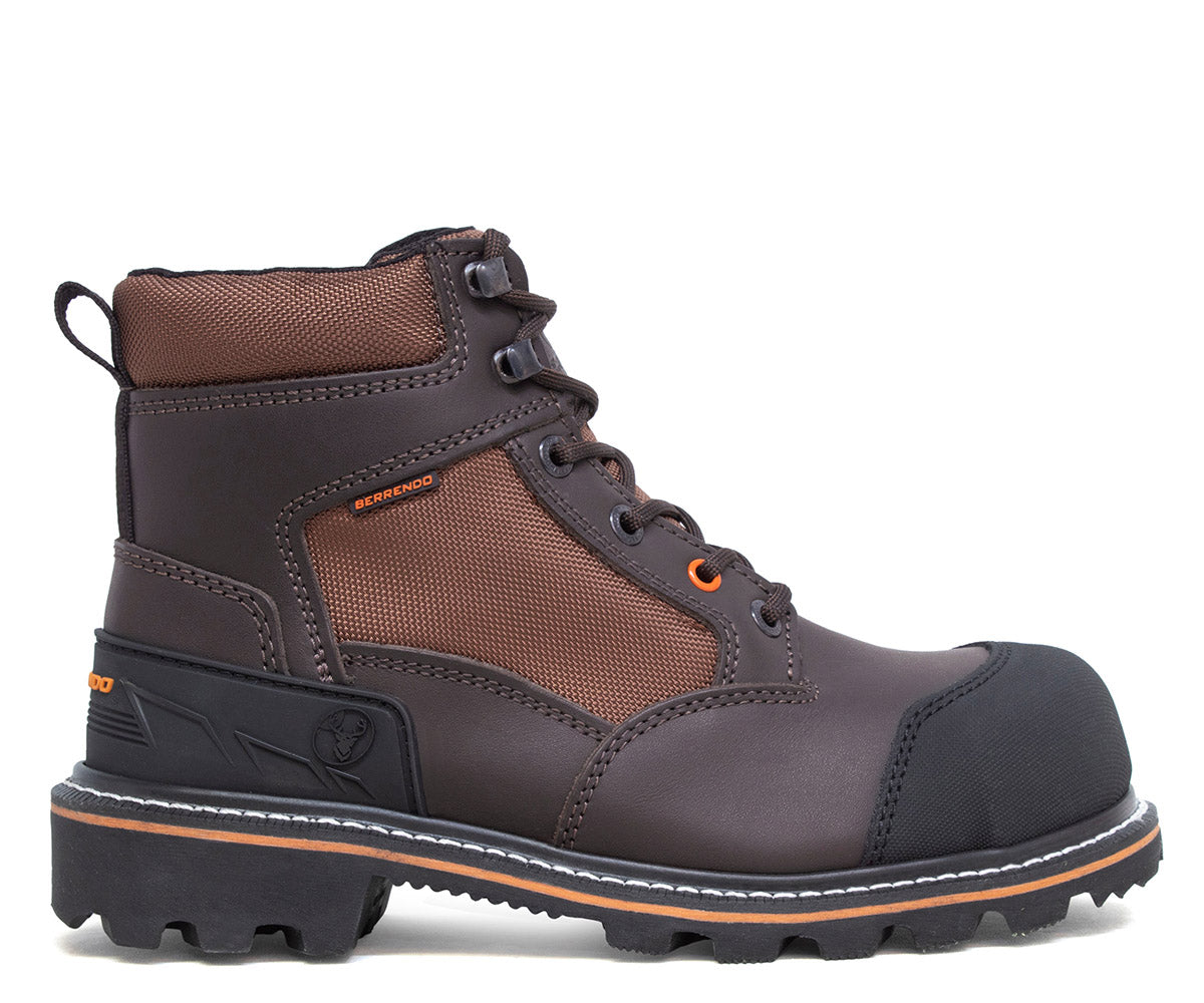 Bota De Seguridad Berrendo Clásico Para Caballero BE-180CAFE