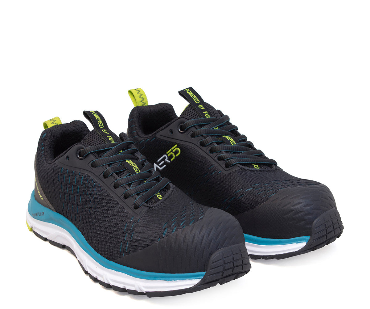 Tenis De Seguridad Berrendo Safety Sport Para Dama BE-7718AZU Azul