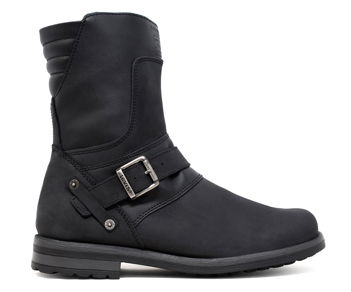 Bota Levis Capital De Piel Para Caballero LV-229111N Negro