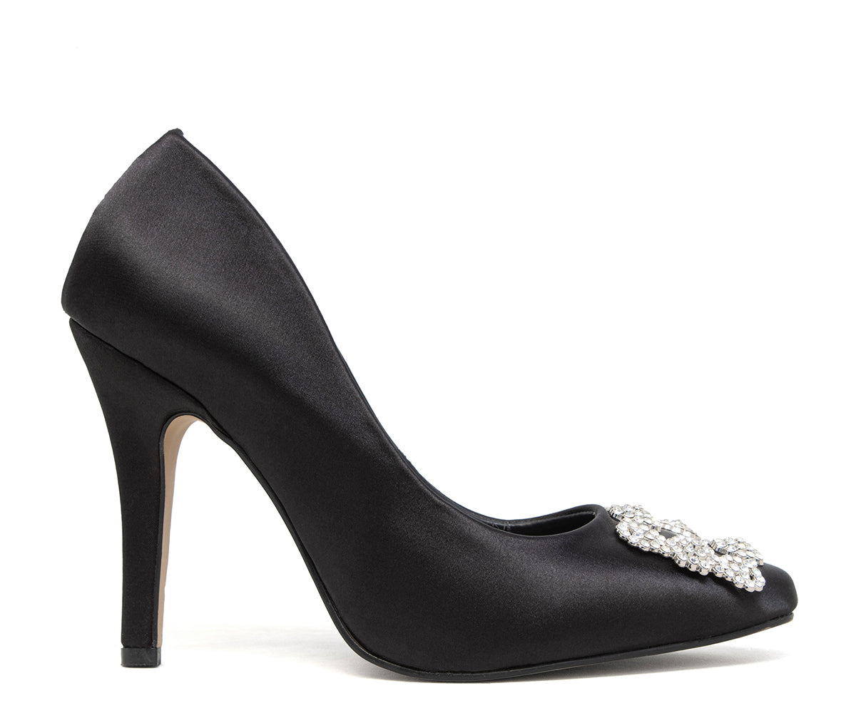 Zapatilla Numen Vestir/Fiesta De Moda Para Dama NM-017ENNE Negro