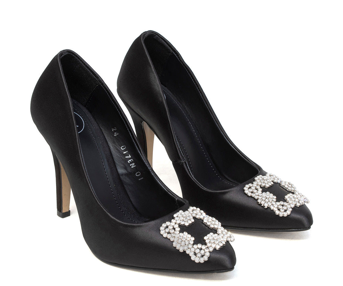 Zapatilla Numen Vestir/Fiesta De Moda Para Dama NM-017ENNE Negro