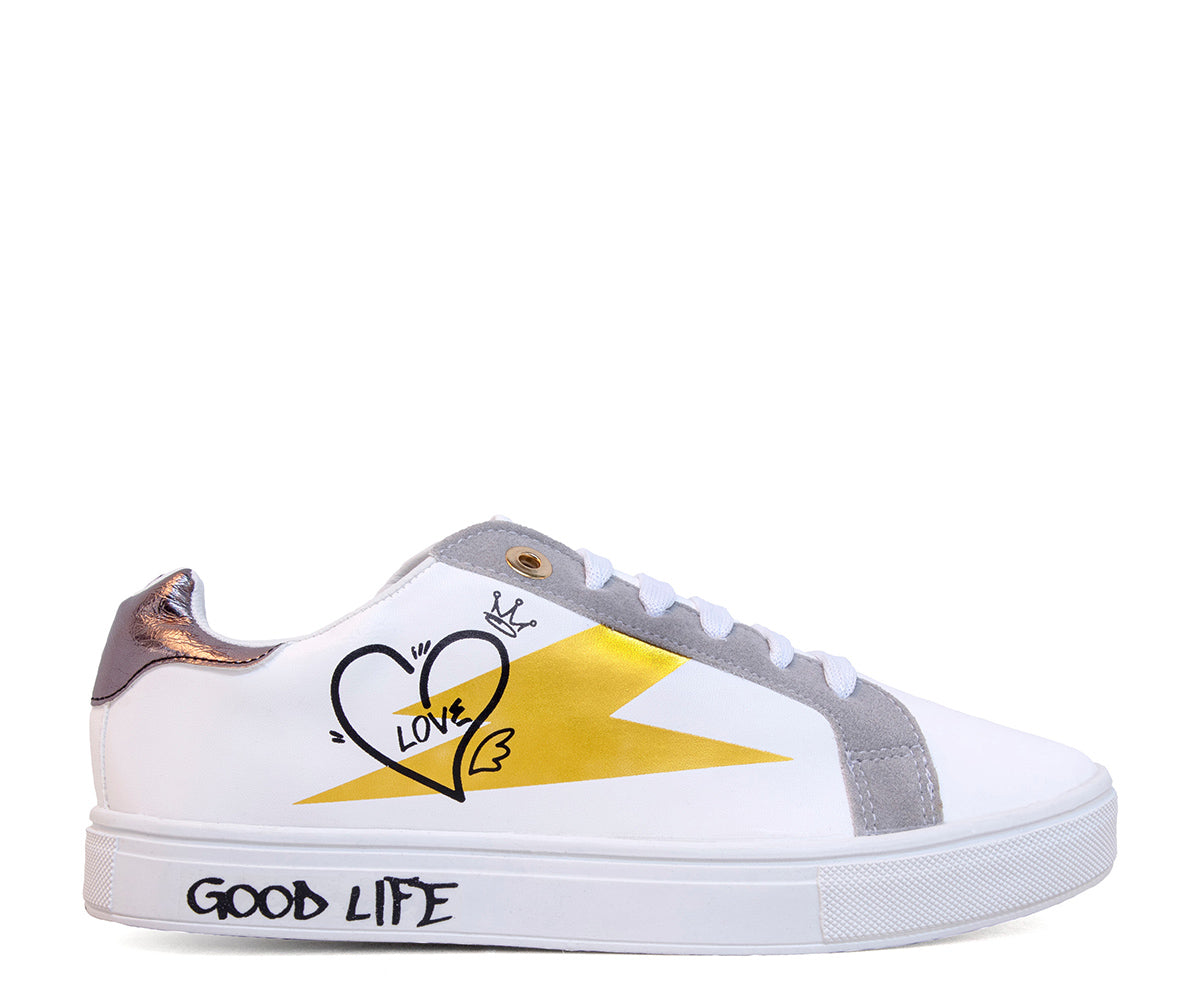Tenis Numen De Moda Para Dama NM-034T5BL Blanco