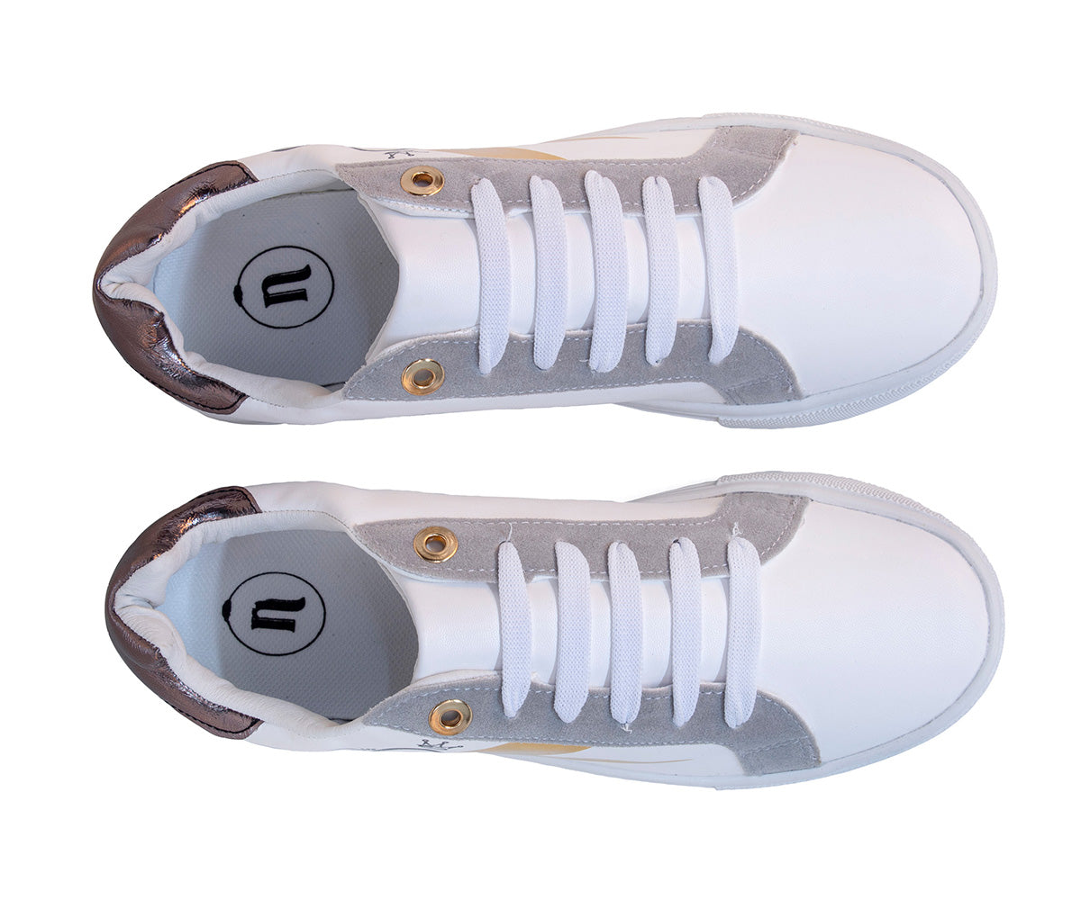 Tenis Numen De Moda Para Dama NM-034T5BL Blanco