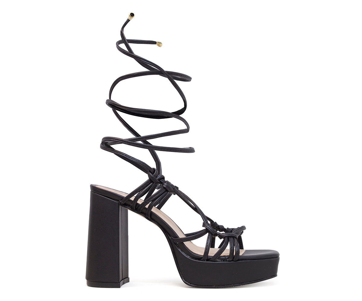 Sandalia Gosh De Plataforma Para Dama GH-05492NE Negro