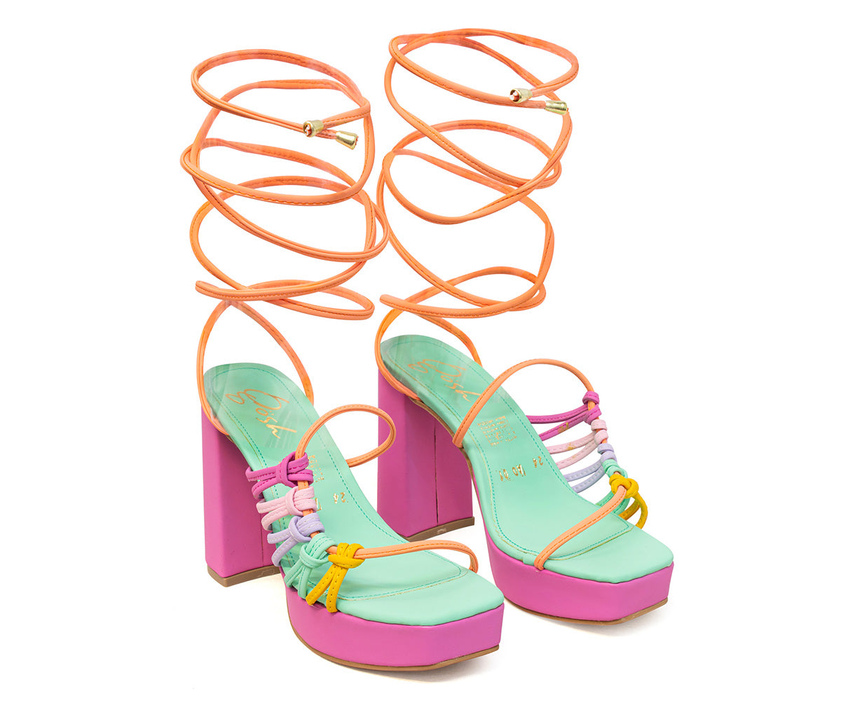 Sandalia Gosh De Plataforma Para Dama GH-05496FU Fiusha