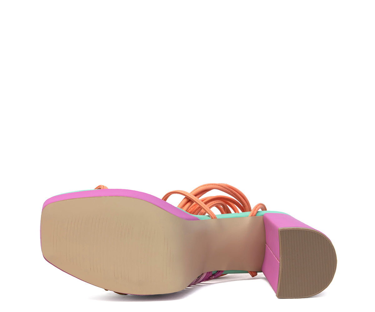 Sandalia Gosh De Plataforma Para Dama GH-05496FU Fiusha