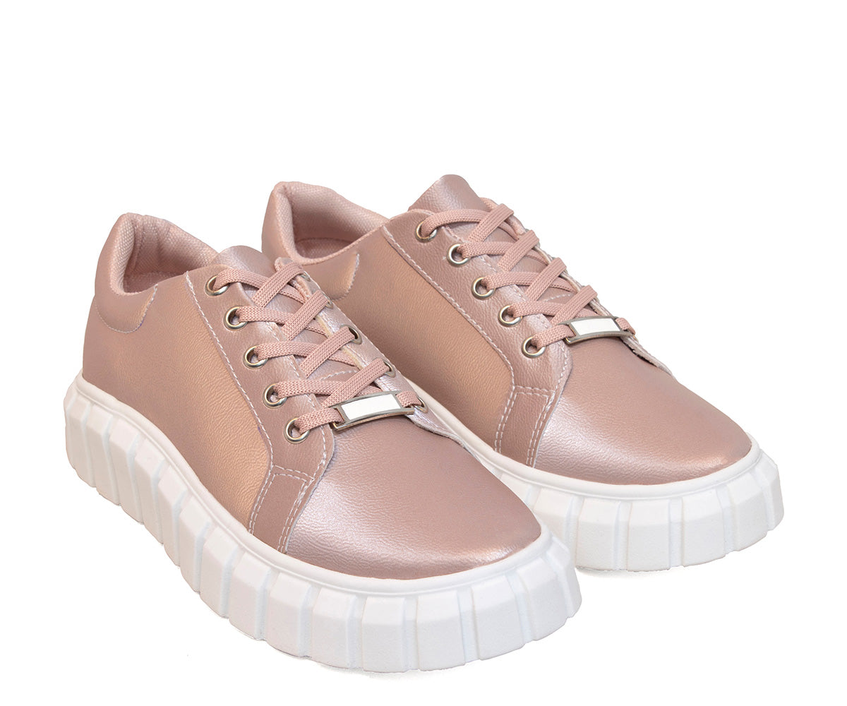 Tenis Numen De Moda Para Dama NM-27502RO Rosa
