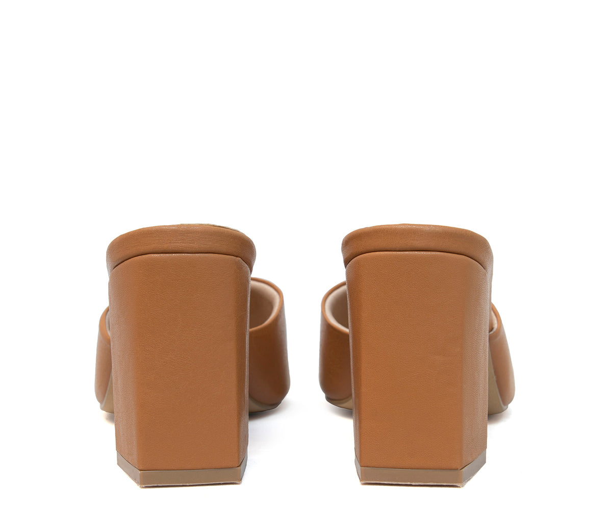 Sandalia Numen De Tacón Modernas Para Dama NM-M0023TA Tan