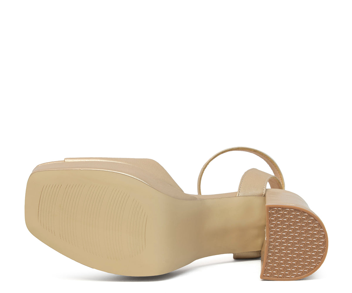 Sandalia Numen De Plataforma Modernas NM-PLAT1OR Oro