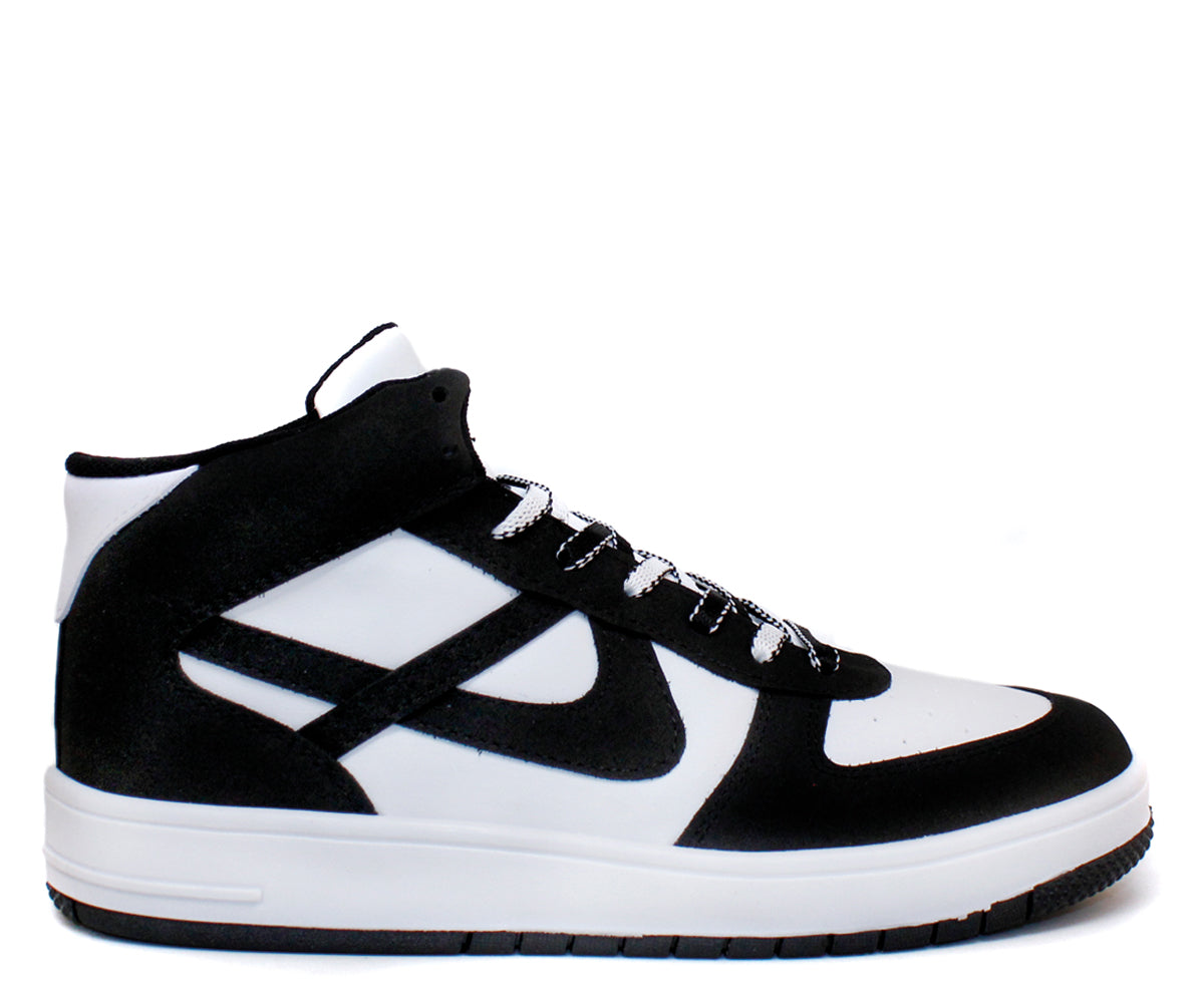 Tenis Panam Meztli Bota Para Caballero 10649-0061 Negro/Blanco