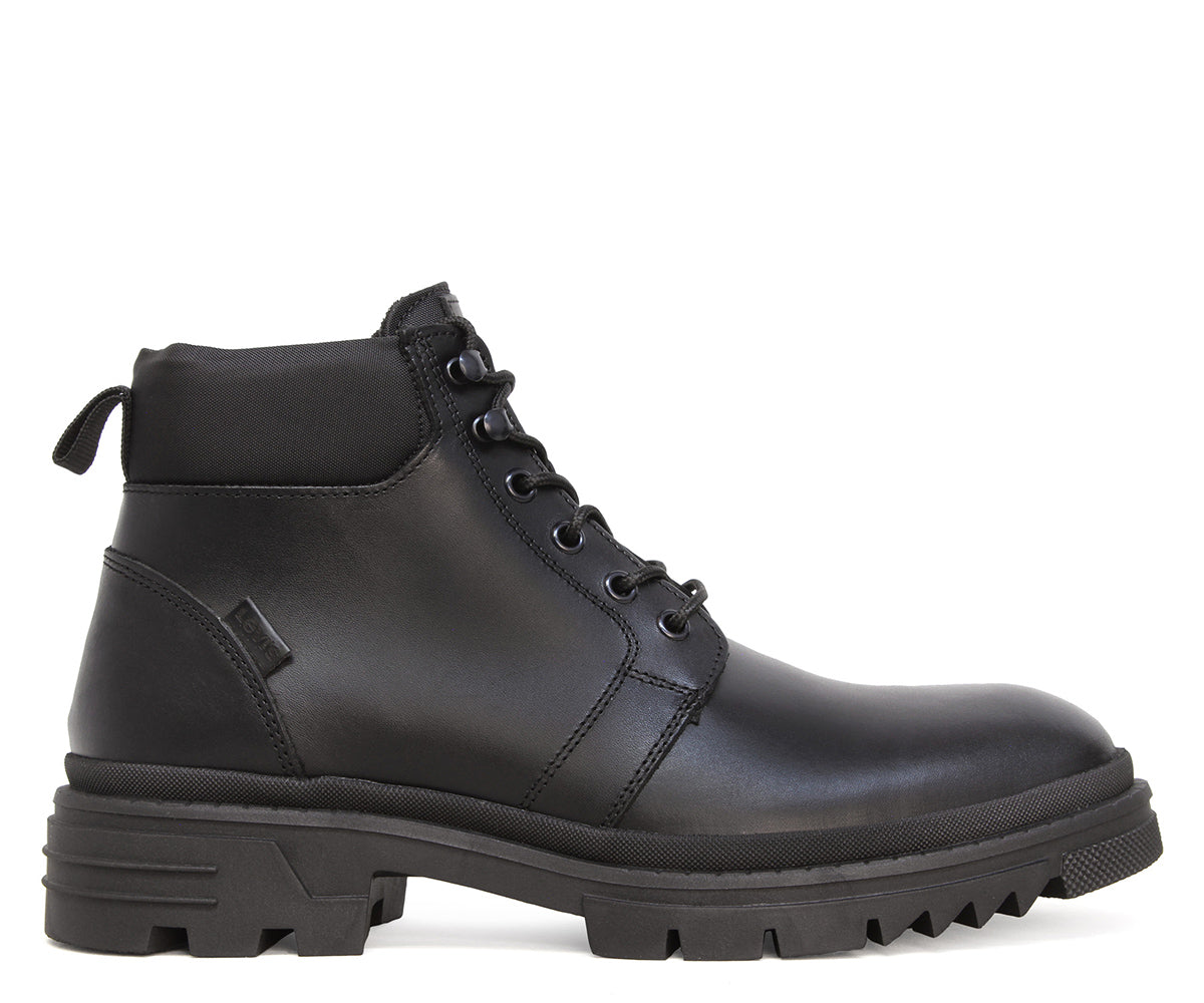 Bota Levis Ortega De Piel Para Caballero LV-222423N Negro