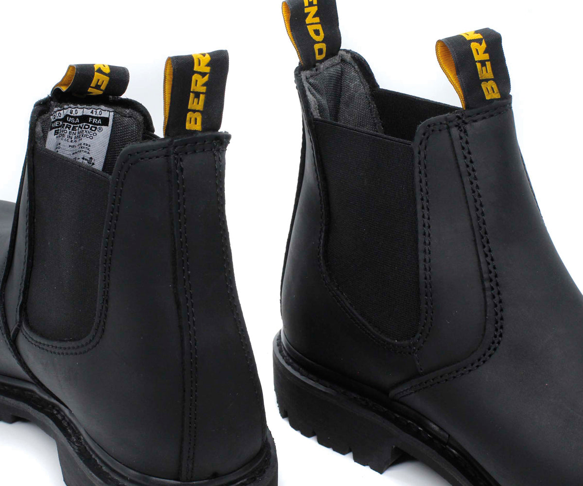 Bota De Seguridad Berrendo Clásico Para Caballero BE-157NEGR