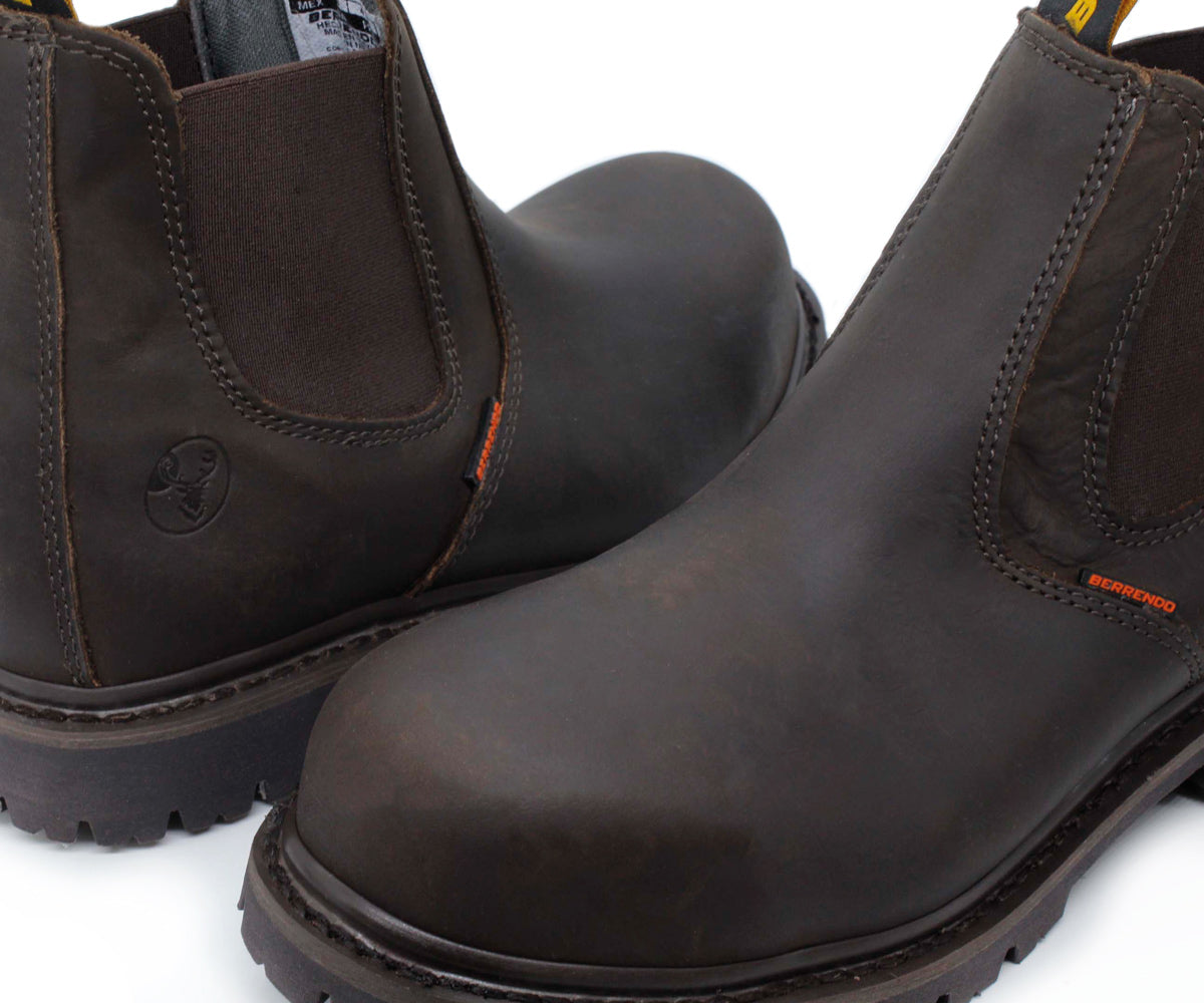 Bota De Seguridad Berrendo Clásico Para Caballero BE-157CAFE