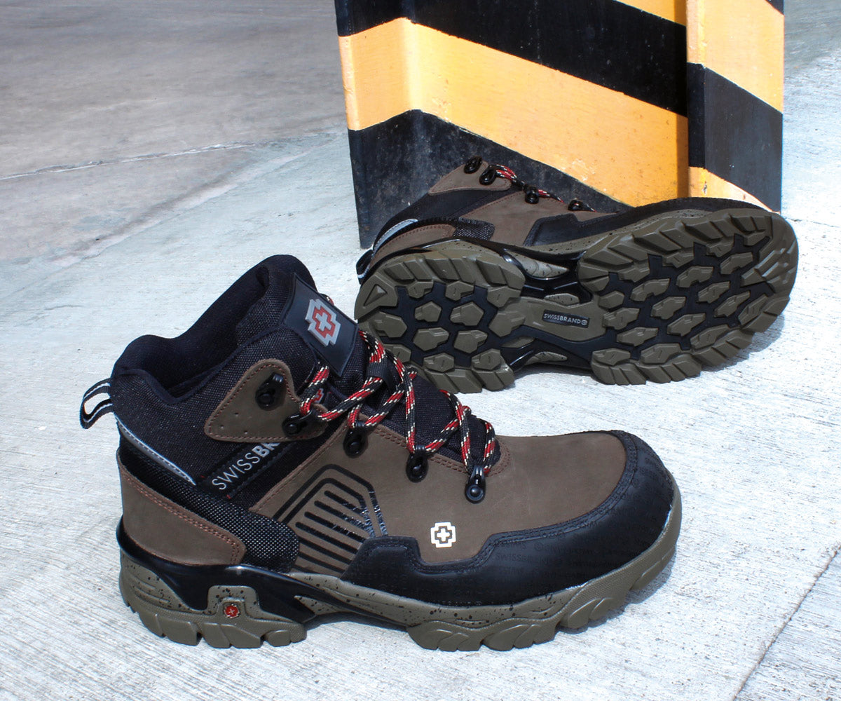 Bota Industrial Swissbrand Para Caballero SB-408CCAF Cafe