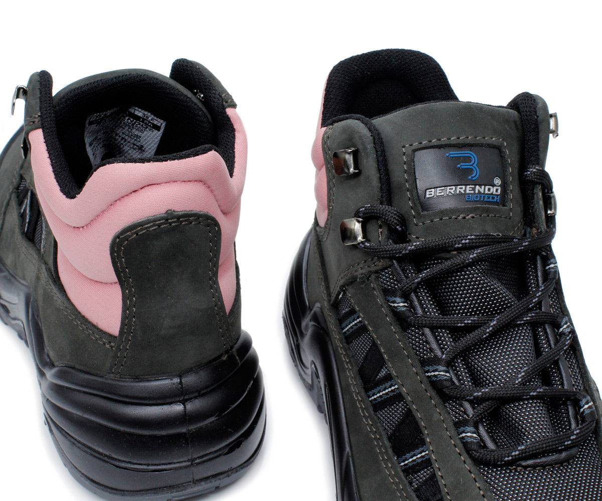 Bota De Seguridad Berrendo Para Dama BE-3020GRI Gris