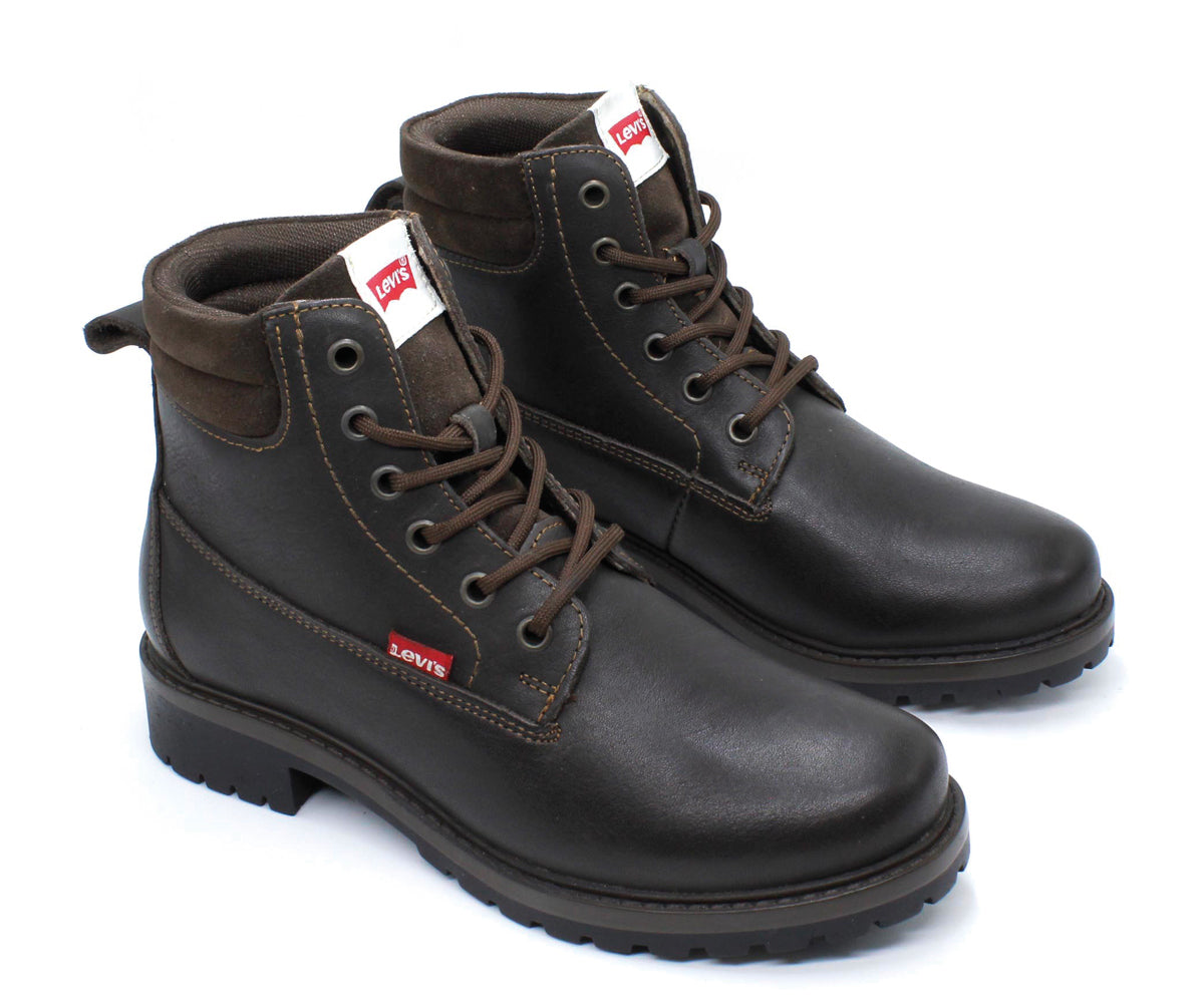 Bota Levis Carry De Piel Para Dama LV-120085C Cafe