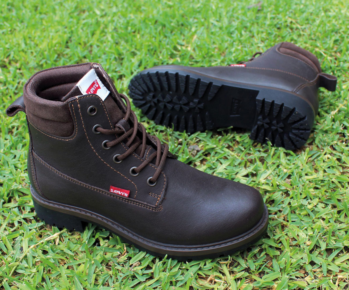 Bota Levis Carry De Piel Para Dama LV-120085C Cafe