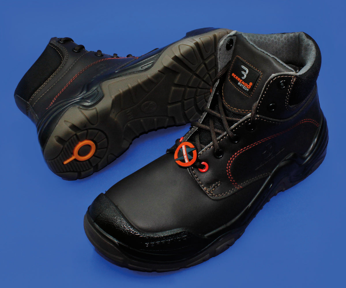 Bota Industrial Berrendo Be-3017caf Para Caballero Café