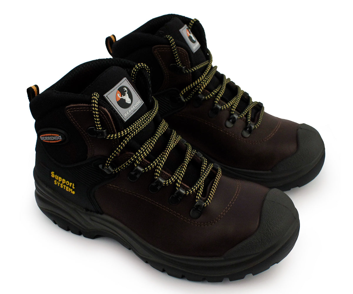 Bota Seguridad Para Caballero Berrendo BE-703CAFE