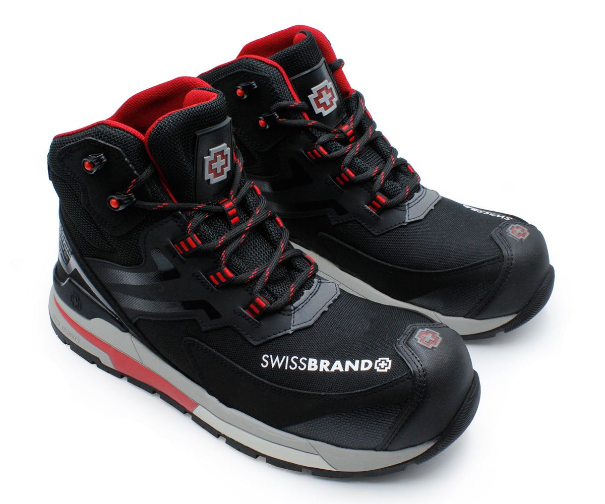 Bota Industrial Swissbrand SB-654NEGR Para Caballero Negro