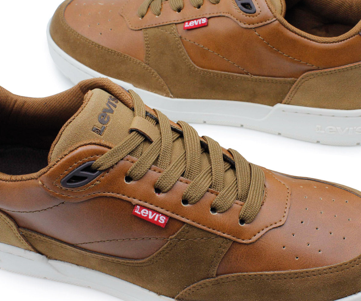 Tenis Levis LV-212464C Casual Para Caballero Café