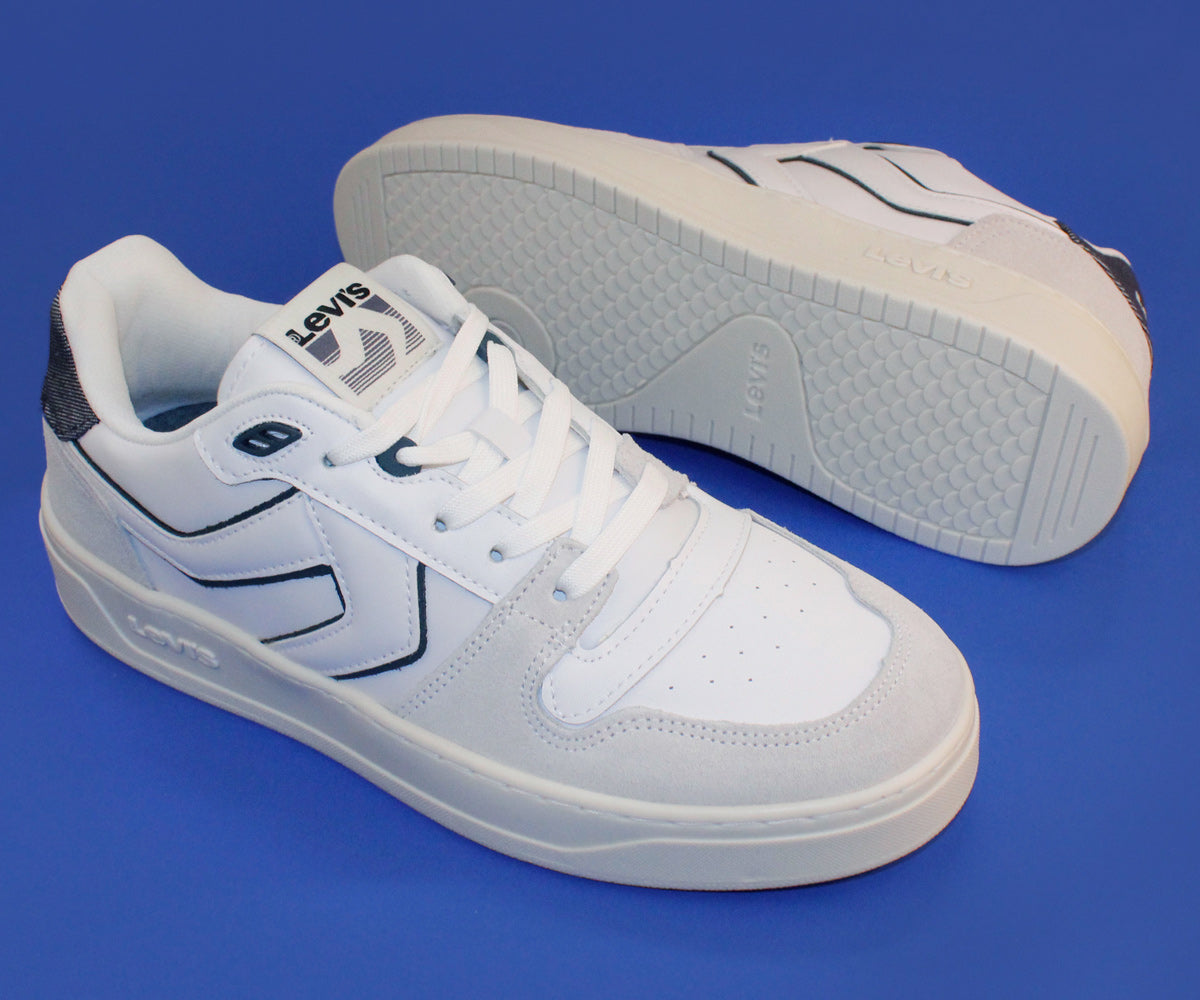 Tenis Levis LV-224503B Casual Para Caballero Blanco