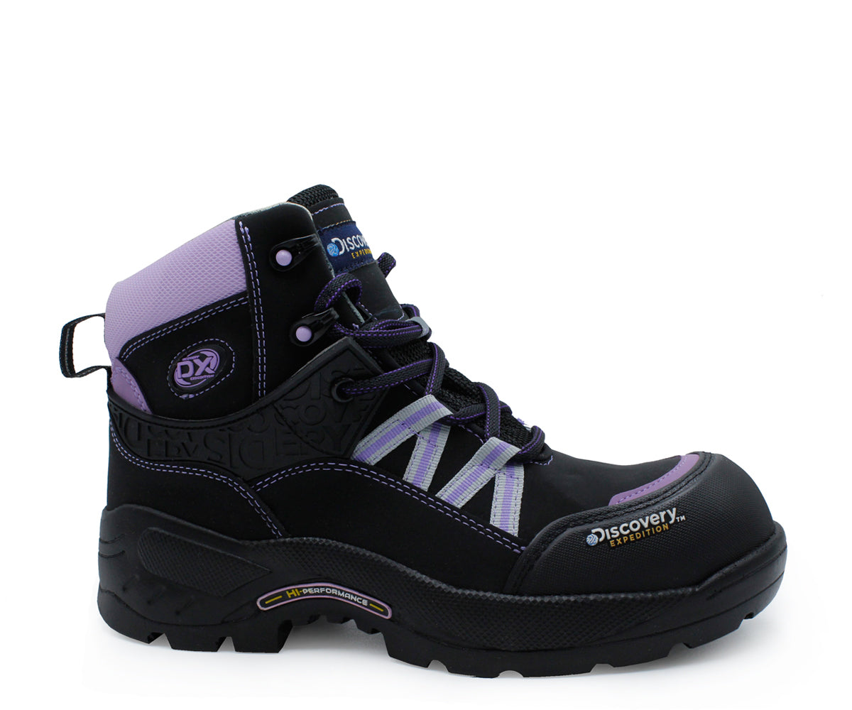 Bota Industrial Discovery DS-2503NEG Para Dama Negro
