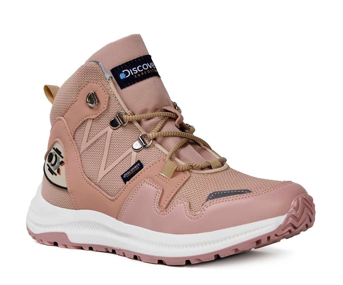 Bota senderismo para dama Discovery DS-2471ROS rosa