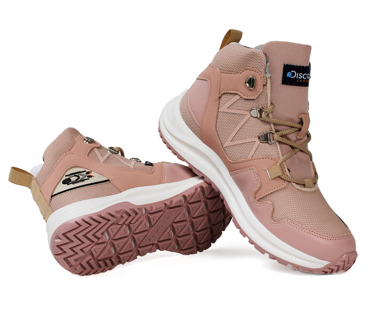 Bota senderismo para dama Discovery DS-2471ROS rosa