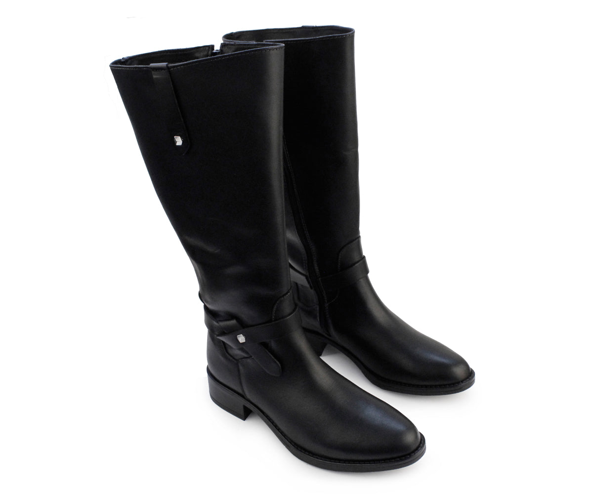 Bota Alta en Piel Giusto GT-534NEGR Negro Para Dama