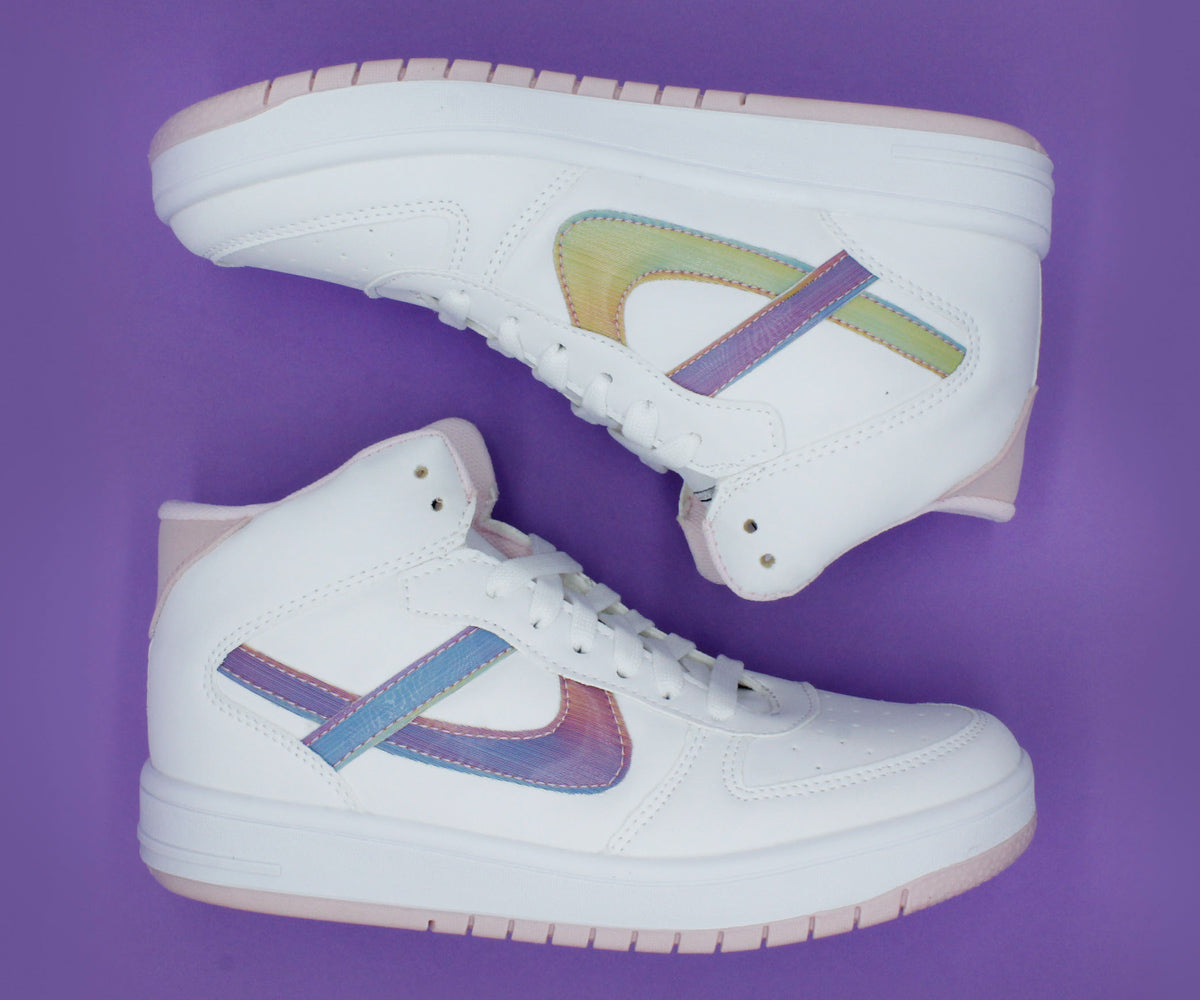 Tenis Panam 10804-0010 Metli Bota Para Dama Blanco