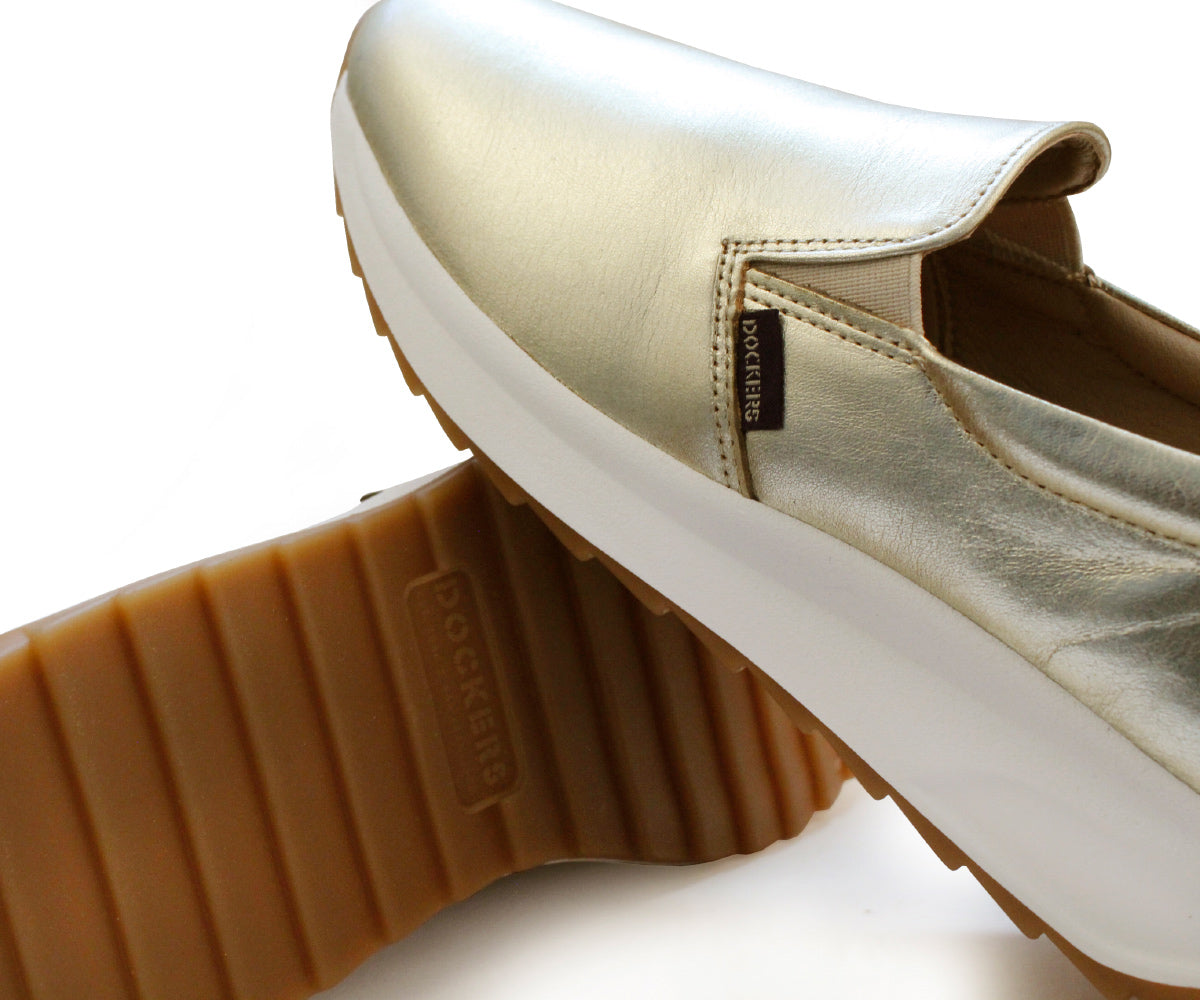 Mocasin Dockers DK-224385O Oro para Dama