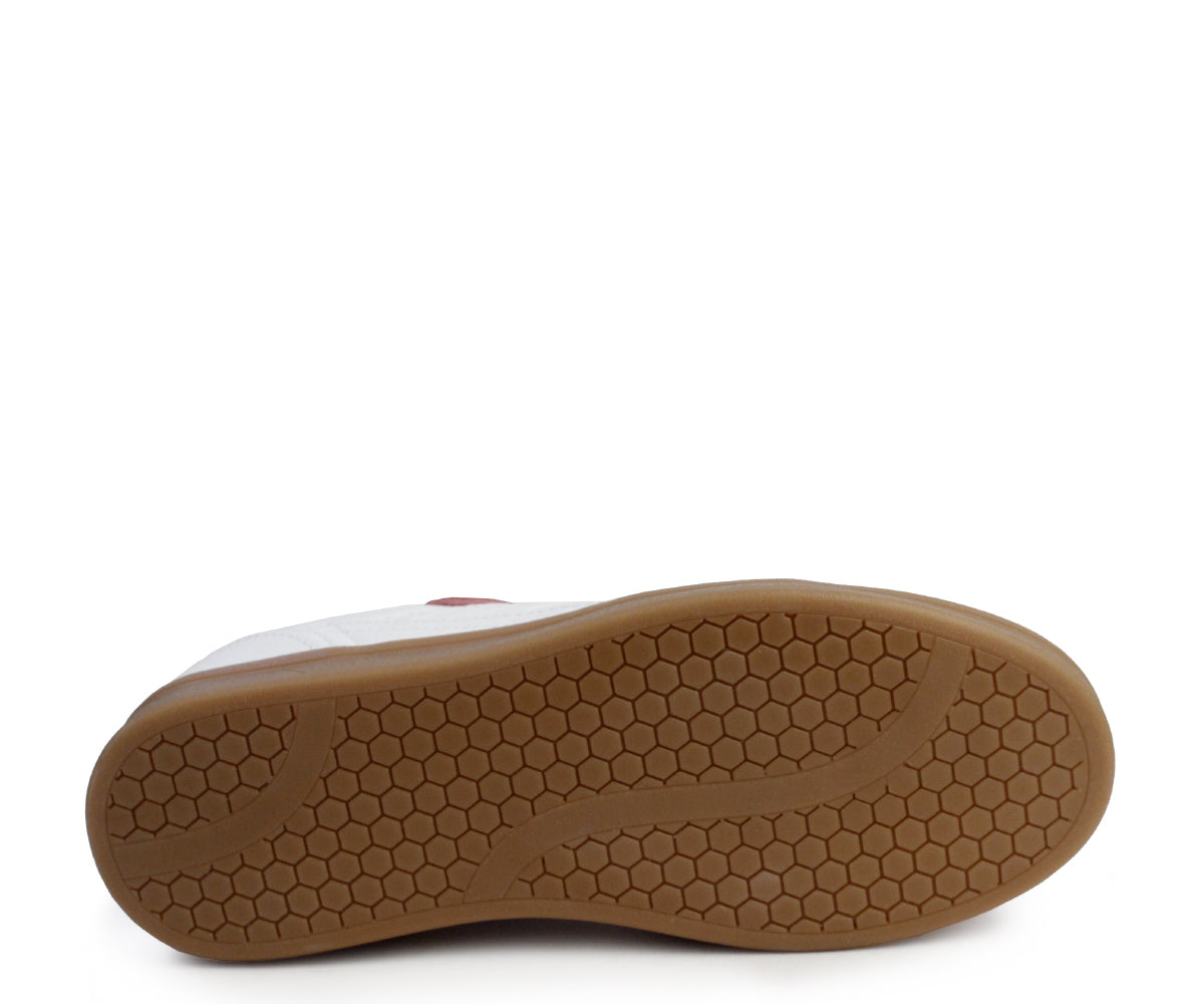 Tenis casual Gosh para Dama GH-2931BRJ Blanco Rojo