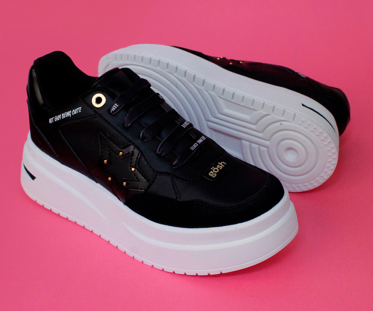 Tenis Urbano Gosh GH-034WTNE Negro para Dama