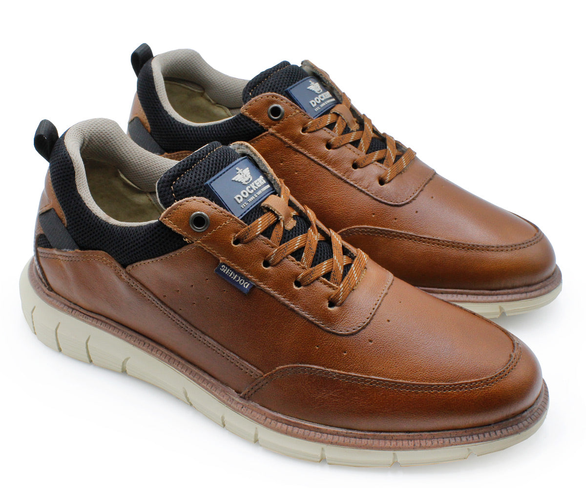 Oxford Dockers DK-212478T De Piel Para Caballero Tan