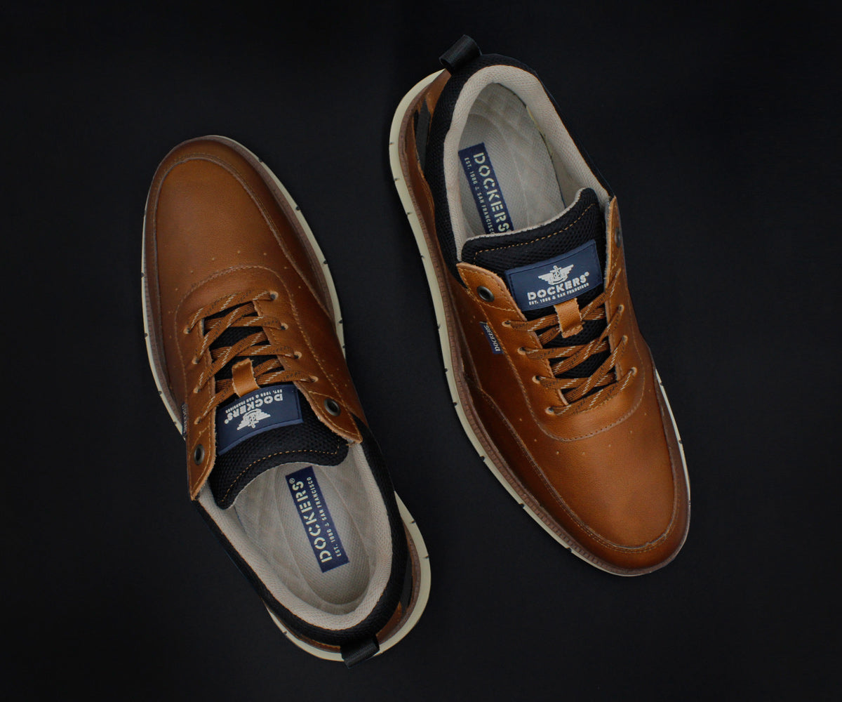 Oxford Dockers DK-212478T De Piel Para Caballero Tan