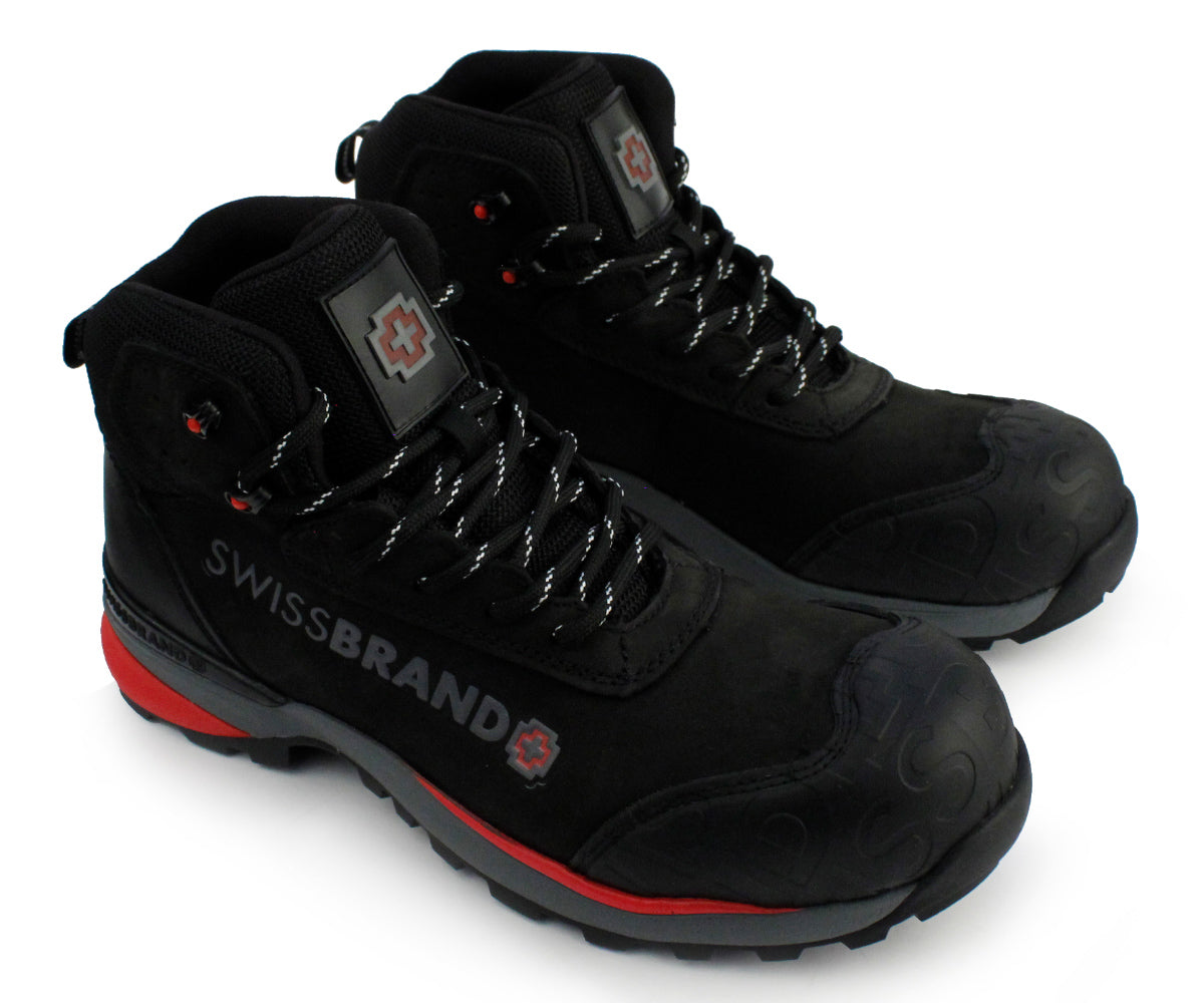 Bota Industrial Swissbrand Negro para caballero SB-646NEG