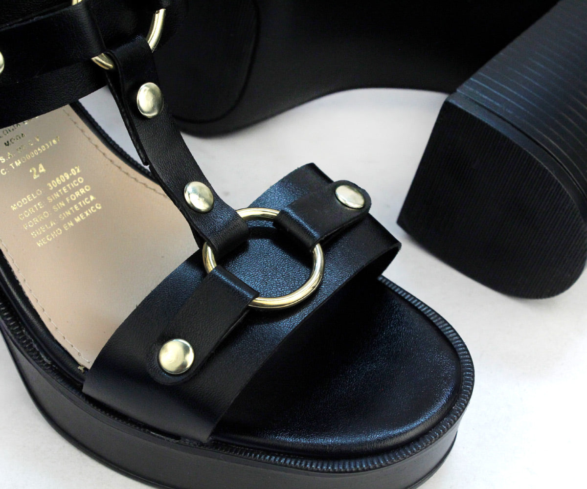 Sandalia Gosh para Dama GH-30609NE Negro