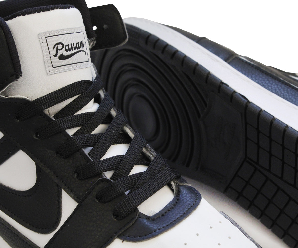 Tenis Panam Bota Coyote 22004-0016 Blanco Negro (26-31)
