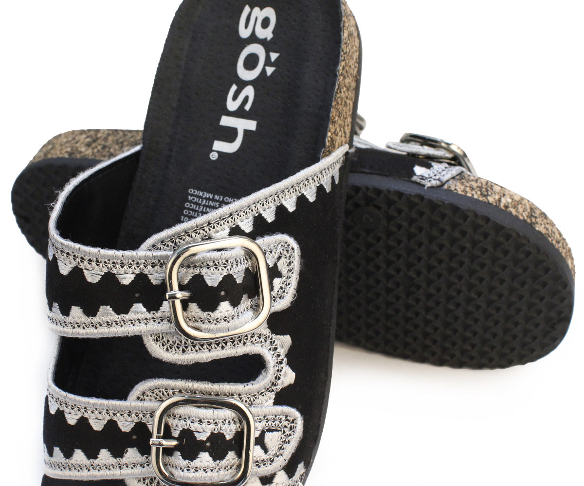 Sandalia Gosh para Dama GH-2671CNE Negro