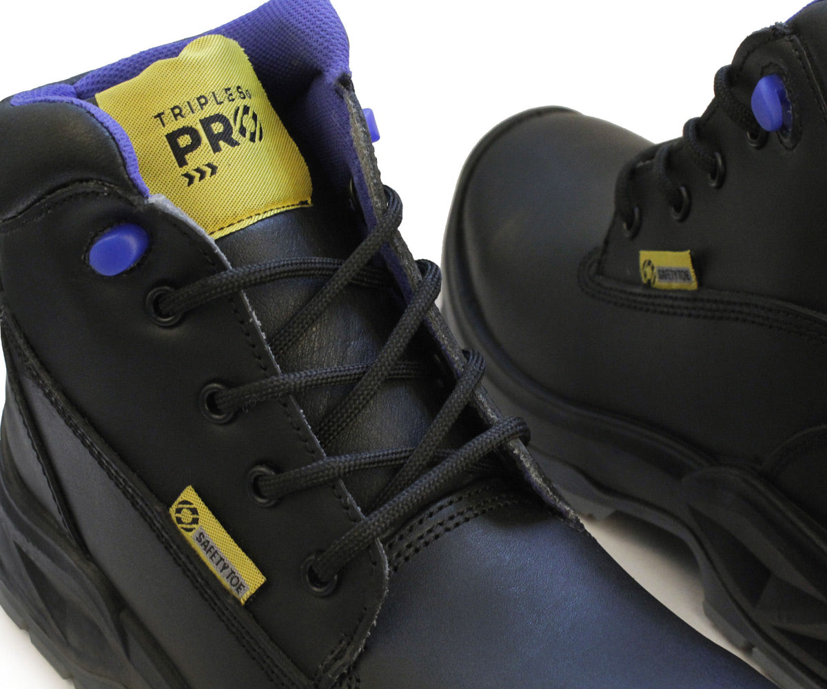 Bota de Seguridad Triples Pro para Hombre TE-416NEGR negro