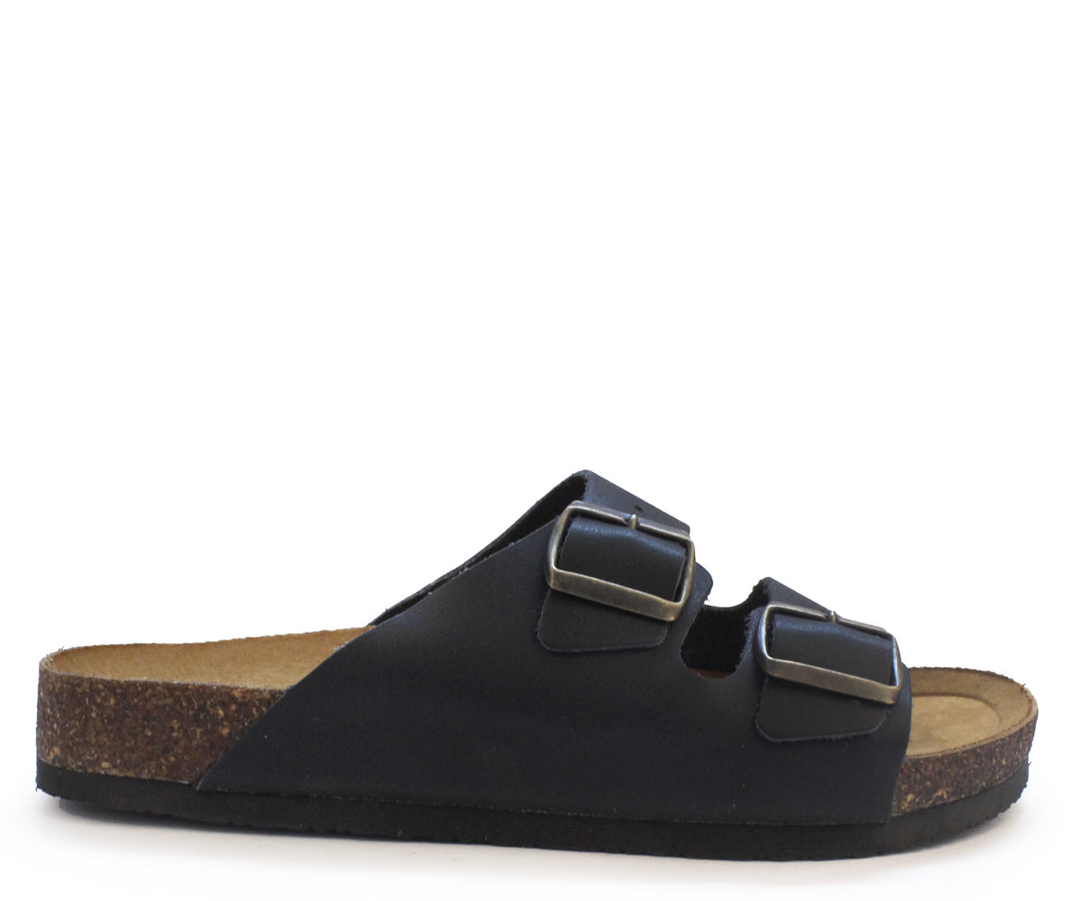 Sandalia en Piel marca Gosh para Hombre ML-0180NEG Negro