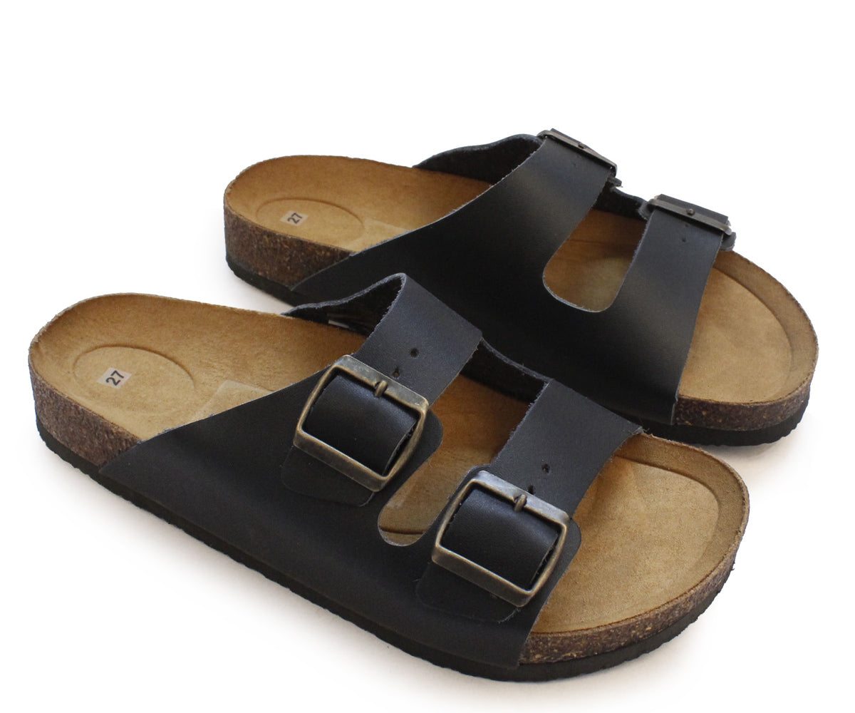 Sandalia en Piel marca Gosh para Hombre ML-0180NEG Negro