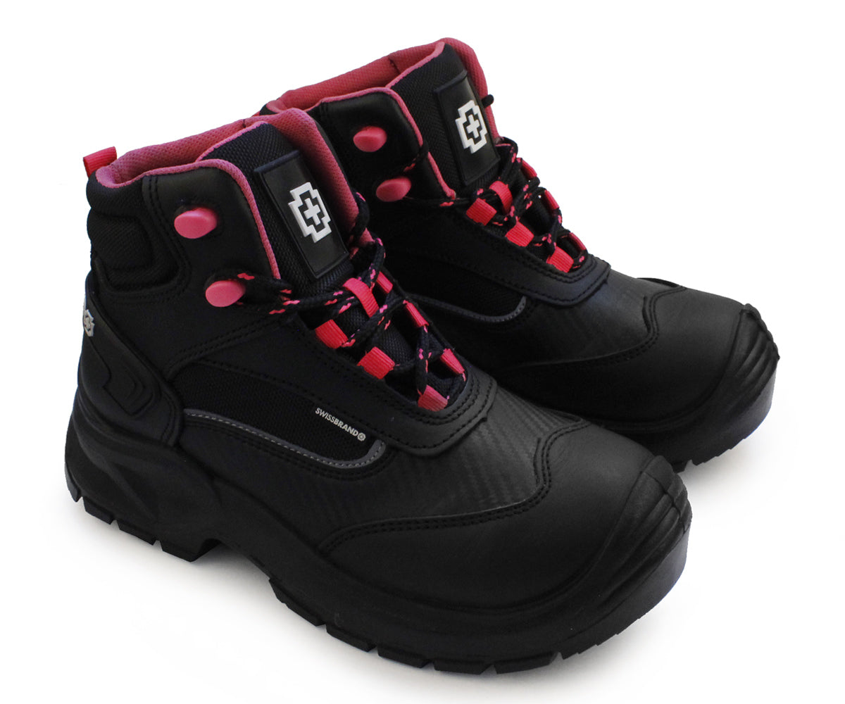 Bota Industrial Swissbrand Ebikon 801 Negro para Mujer