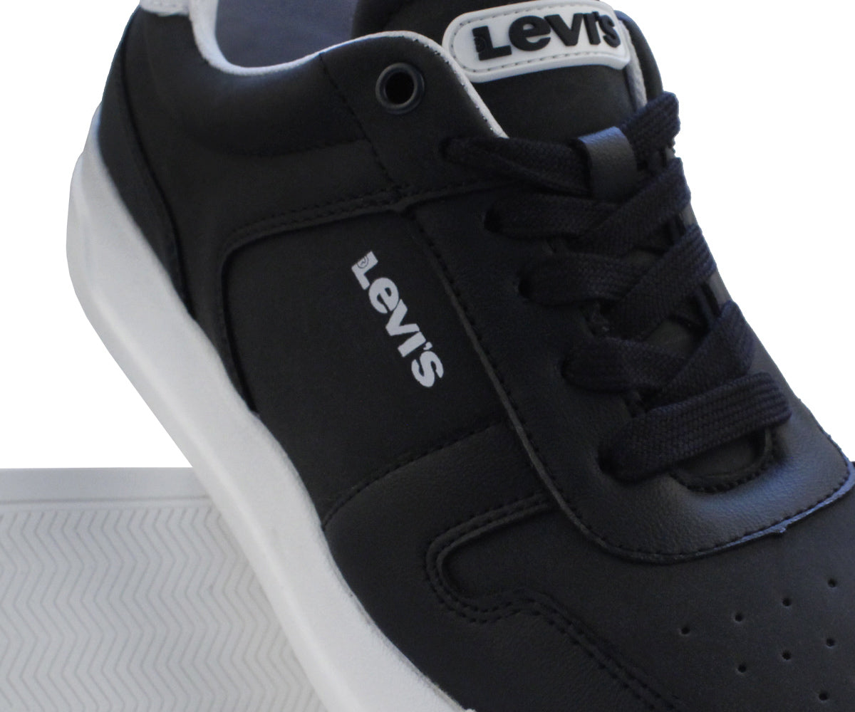 Tenis Levis Menfis LV-212547 Negro Caballero