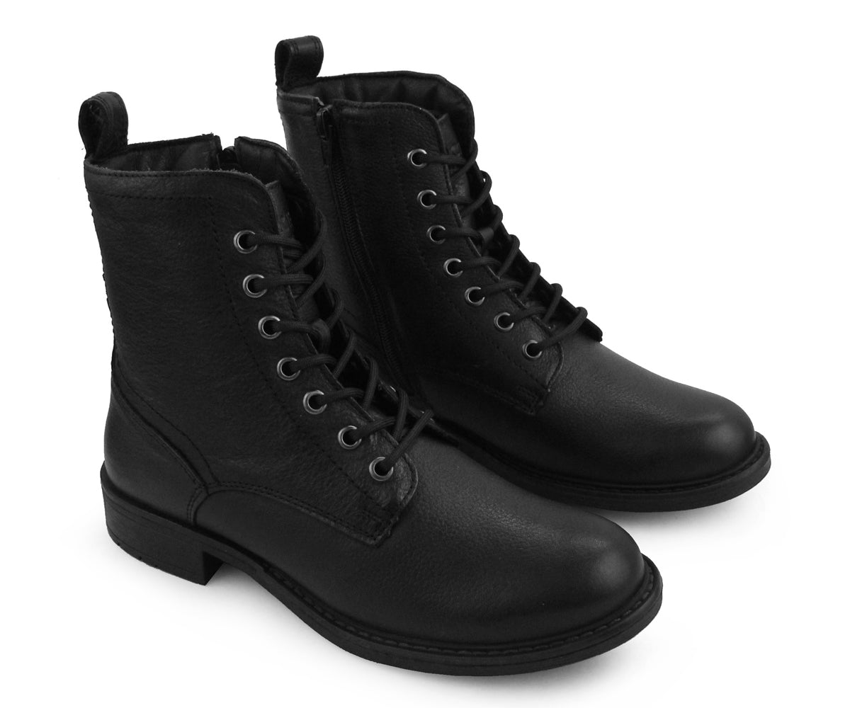 Bota Dockers Para Dama En Piel Negro