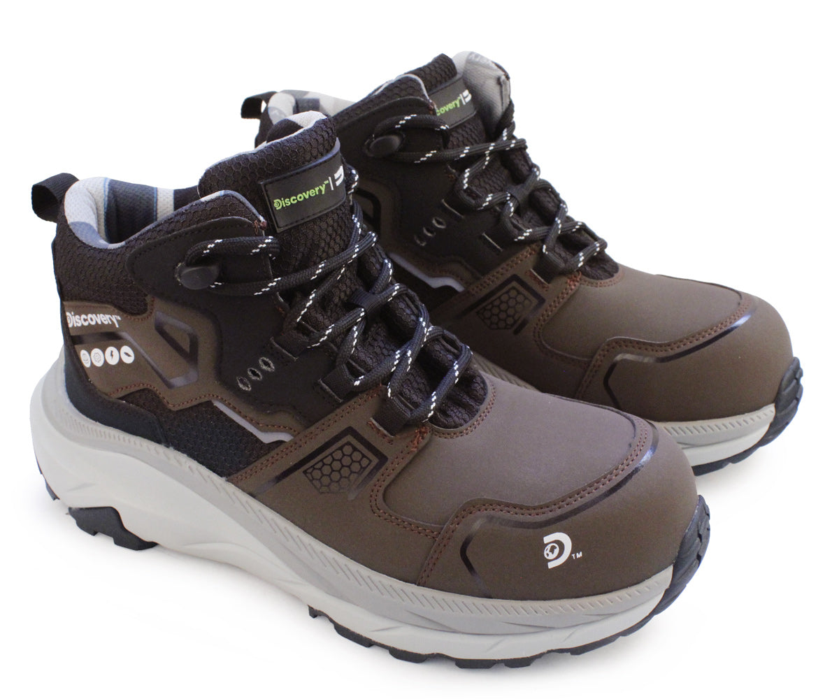 Bota Seguridad Discovery para Hombre DS-2580CAF Cafe