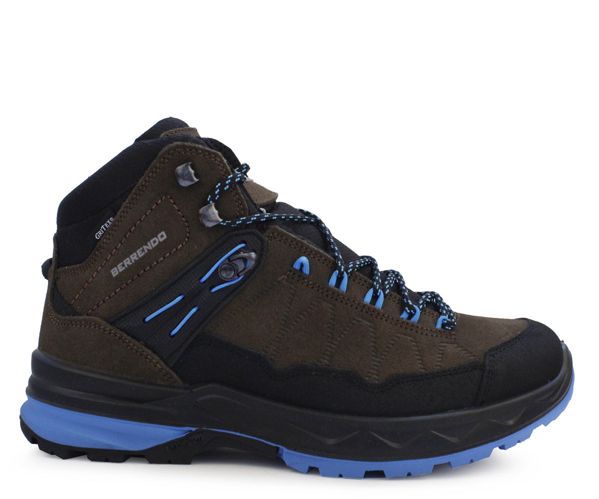 Bota Berrendo Hiking Be-1490caf Caballero Piel Cafe